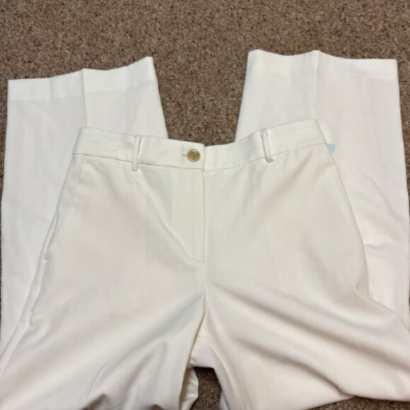 ANN TAYLOR THE PERFECT WIDE LEG PANT WINTER WHITE NEW 12 - Picture 7 of 9